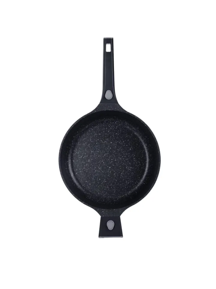 Stoneline Kochgeschirr<SMART Schmorpfanne 28 cm, abnehmbarer Griff | mit Deckel in Anthrazit