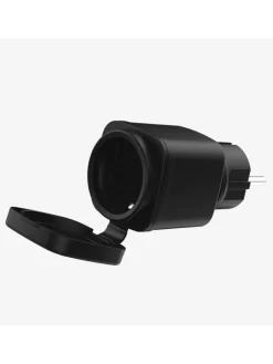 XCOAST Smarthome & Wetterstationen<Smart WLAN Aussensteckdose in Schwarz