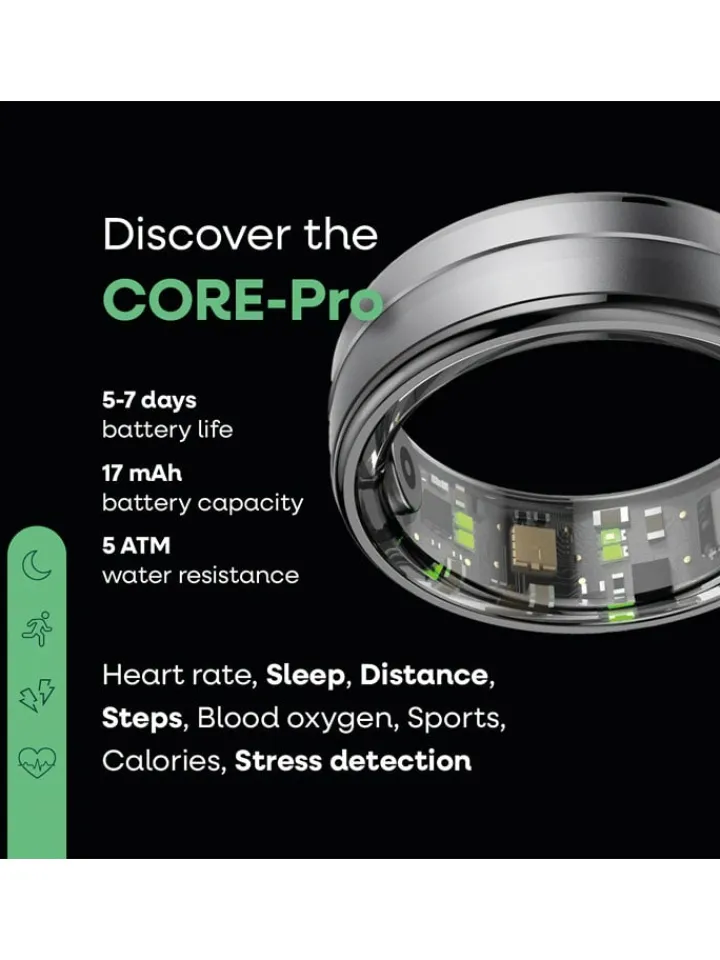 Nolatr Pflege & Gesundheit<Smart-Ring "Core Pro" in Gold
