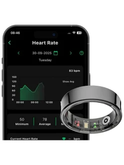 Nolatr Technik|Pflege & Gesundheit<Smart-Ring "Elite LUX" in Silber