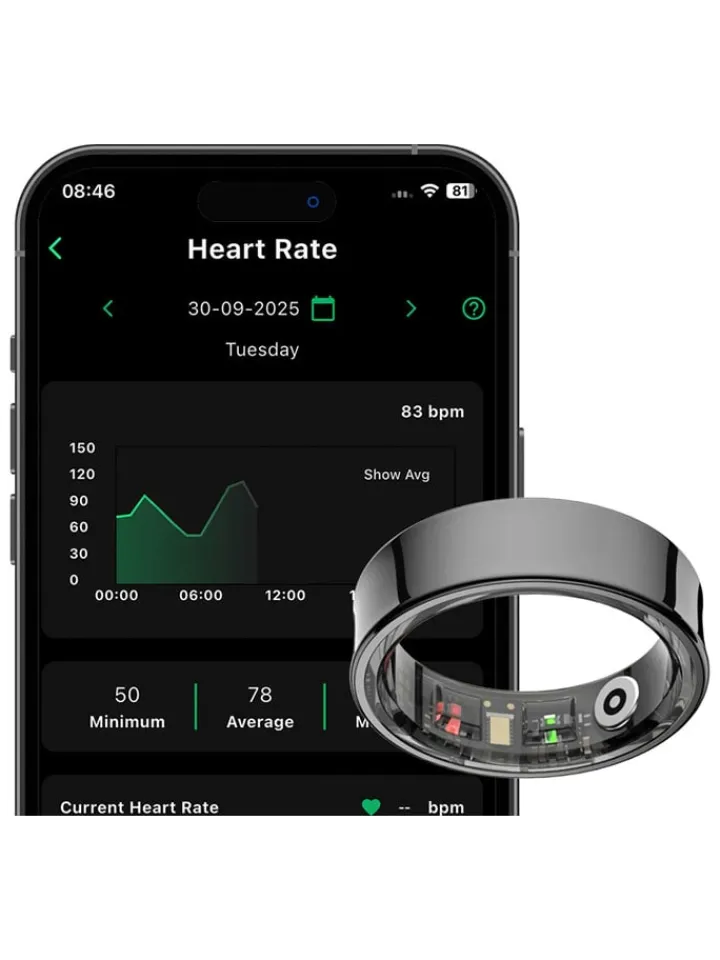 Nolatr Technik|Pflege & Gesundheit<Smart-Ring "Elite LUX" in Silber