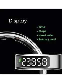 Nolatr Technik|Pflege & Gesundheit<Smart-Ring "Elite VUE" in Silber