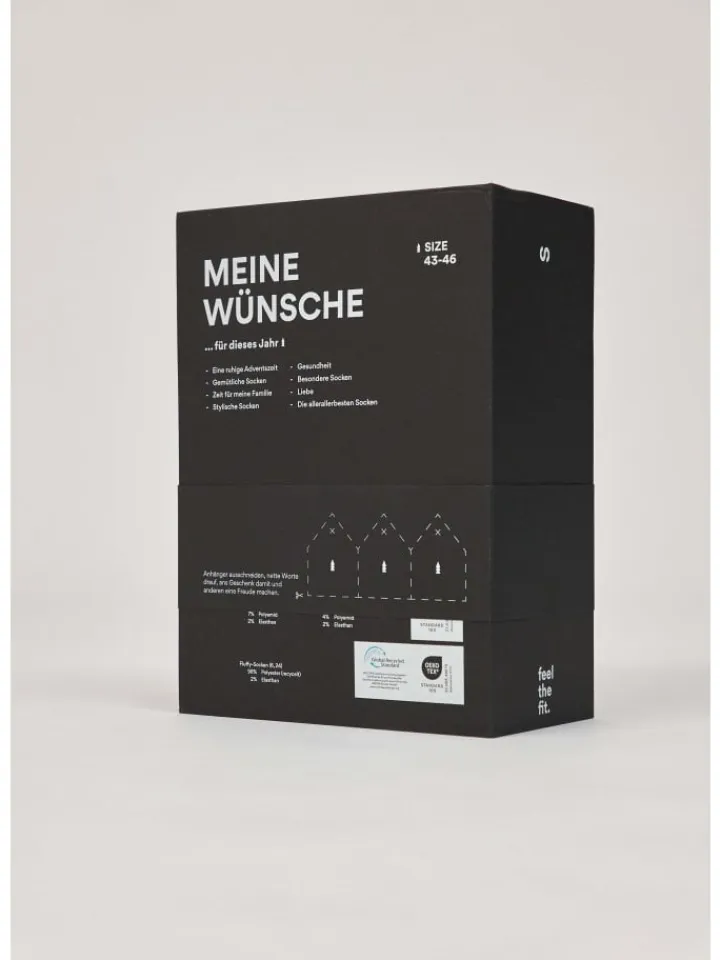 SNOCKS Adventskalender<Socken Adventskalender 2025 1 Stück in X-Mas