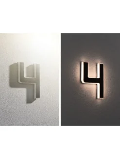paulmann Außenleuchten<Solar LED Hausnummernleuchte Nummer 4