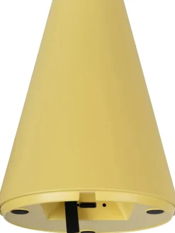 näve Dekofiguren & -Objekte<Solar-Akku-Tischleuchte "Palu" in Gelb - (H)30 x Ø 20 cm