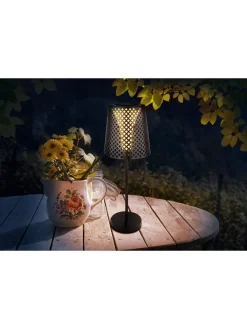 Globo lighting Außenleuchten<Solarleuchte in Schwarz - (B)18 x (H)50 cm