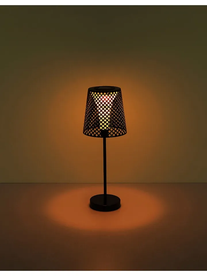 Globo lighting Außenleuchten<Solarleuchte in Schwarz - (B)18 x (H)50 cm