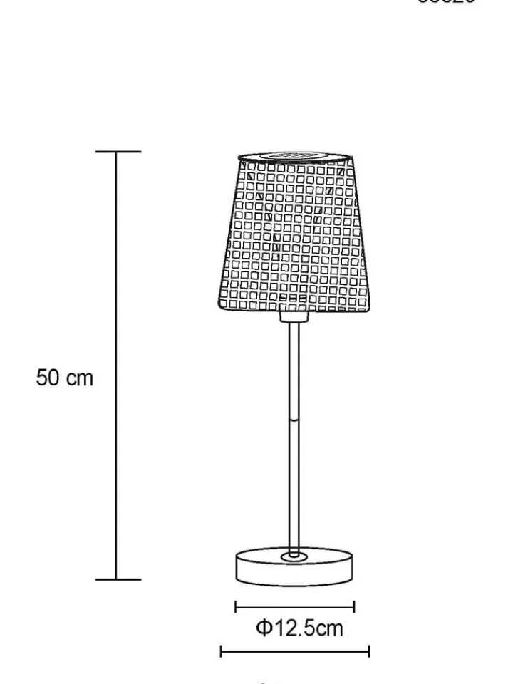 Globo lighting Außenleuchten<Solarleuchte in Schwarz - (B)18 x (H)50 cm