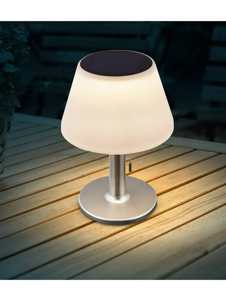 Globo lighting Lichterketten & Deko-Leuchten<Solarleuchte in Weiß - (B)19,5 x (H)28 cm