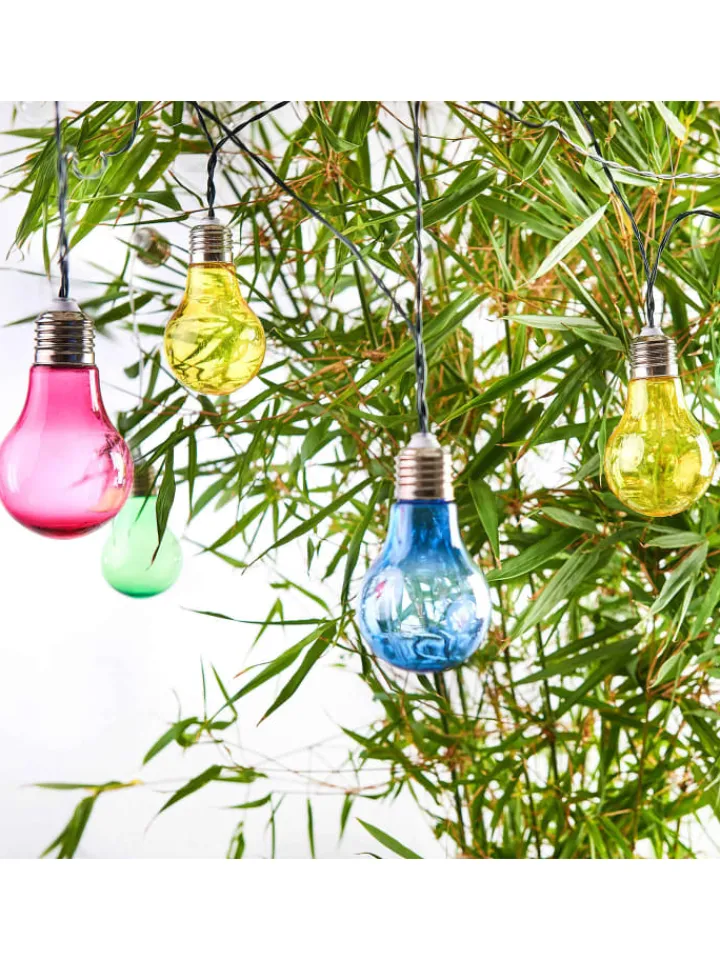 Butlers Lichterketten & Dekobeleuchtung<Solar-Lichterkette SUNLIGHT in Multicolor