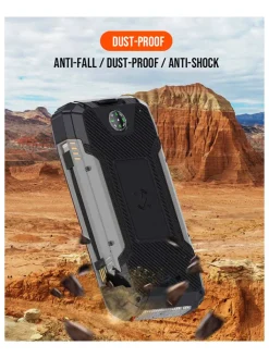 SWEET ACCESS Technikzubehör<Solar-Powerbank 30.000 mAh in Grau