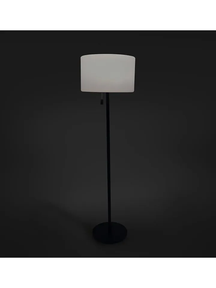greemotion Stehleuchten<Solar-Stehleuchte in Weiß/ Schwarz - (H)150 cm
