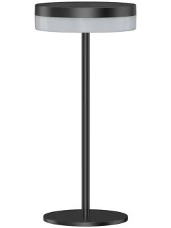 lumisky Außenleuchten|Außenbeleuchtung<Solar-Tischleuchte "Vivia Mini" in Schwarz - (H)27,2 x Ø 15,5 cm