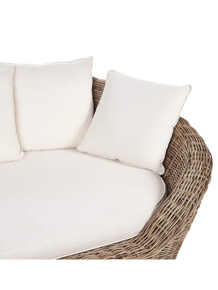 Beliani Gartenmöbel<Sonneninsel CAVO in /Beige - (W) 227 x (H) 80 x (L) 124 cm