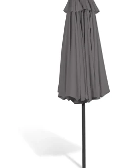 Inkazen Gartenmöbel<Sonnenschirm in Grau - (L)260 x (B)450 cm