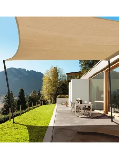 Inkazen Gartenmöbel<Sonnensegel in Beige - (L)500 x (B)500 cm