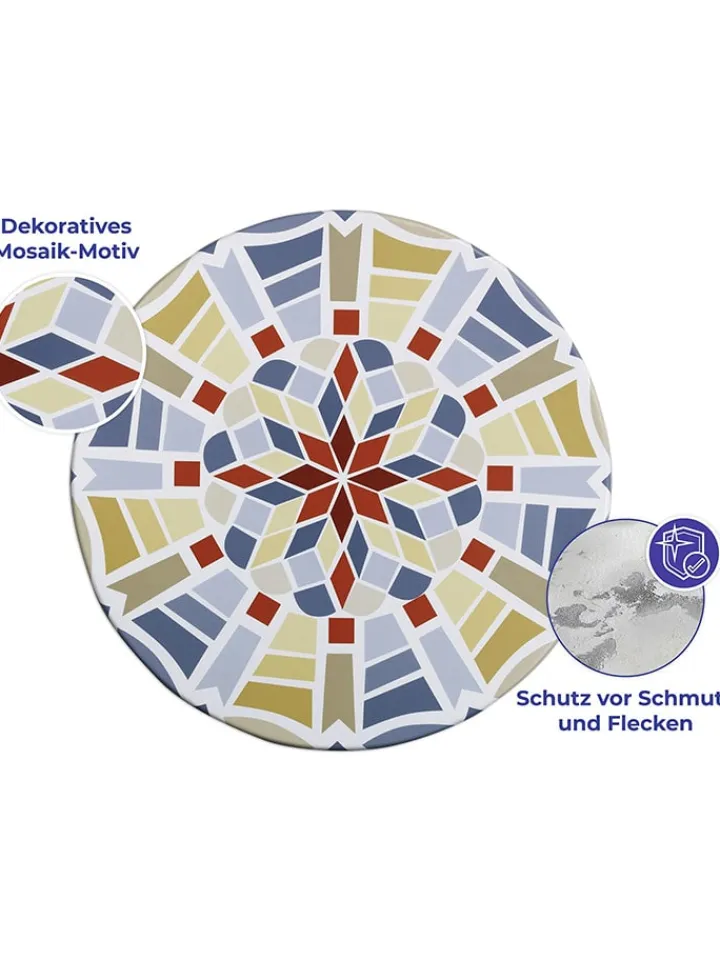 Wenko Küchentextilien|Tisch- & Küchentextilien<Spann-Tischdecke "Maximex" in Bunt - Ø 85 cm