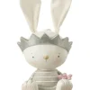 J Line Dekofiguren & -Objekte<Spardose "Hase" in Weiß/ Grau - (H)29 x Ø 18 cm