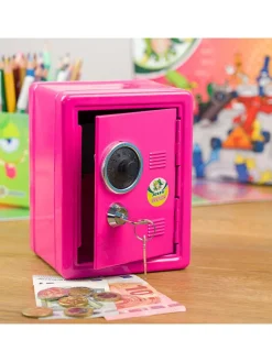 Jolly Wohndekoration<Spardose "Tresor" in Pink - (L)16,5 x (B)12,5 x (H)12 cm