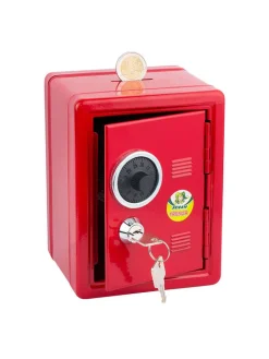 Jolly Wohndekoration<Spardose "Tresor" in Rot - (L)16,5 x (B)12,5 x (H)12 cm