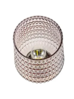Pauleen Tischleuchten<Sparkling Glamour mobile Tischleuchte Timer Batterie Grau