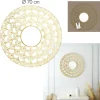 Rétro Chic Spiegel<Spiegel ''Ajoure'' in Gold - Ø 70 cm