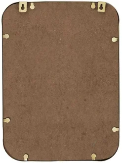 Rétro Chic Spiegel<Spiegel in Gold - (L)34 x (B)25 cm