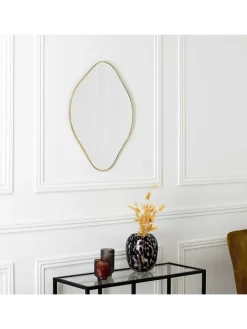 Rétro Chic Spiegel<Spiegel in Gold - (L)60 x (B)44 cm