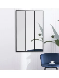 The Concept Factory Spiegel<Spiegel in Schwarz - (B)75 x (H)115 cm