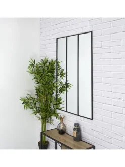 The Concept Factory Spiegel<Spiegel in Schwarz - (B)75 x (H)115 cm