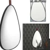 Rétro Chic Spiegel<Spiegel in Schwarz - (H)60,5 cm