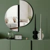 ABERTO DESIGN Spiegel<Spiegel in Silber - (B)44 x (H)50 cm