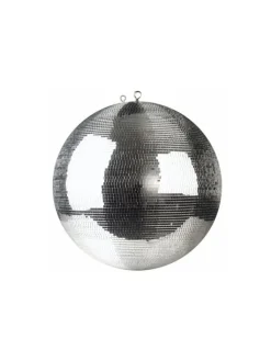 SATISFIRE Lichterketten & Dekobeleuchtung<Spiegelkugel Discokugel Mirrorball D: 30cm in silber
