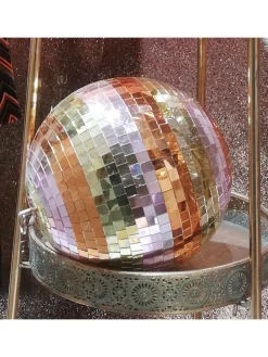 SATISFIRE Lichterketten & Dekobeleuchtung<Spiegelkugel Mirrorball Discokugel D: 15cm in pastellfarben