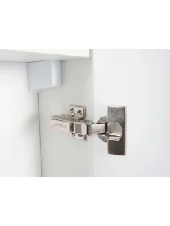 MCW Badezimmermöbel<Spiegelschrank B19b mit 6 Regalböden, Weiß
