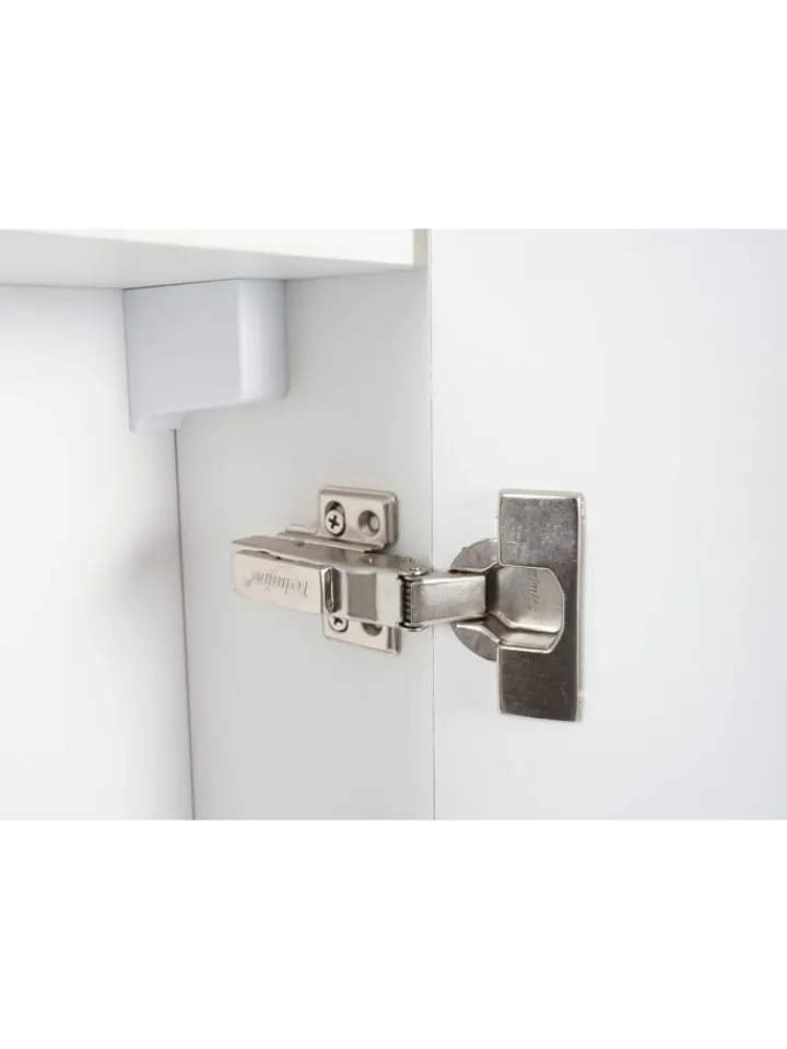 MCW Badezimmermöbel<Spiegelschrank B19b mit 6 Regalböden, Weiß