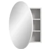 xonox.home Badmöbel|Badezimmermöbel<Spiegelschrank in weiß/weiß - (B) 70 x (H) 70 x (T) 18