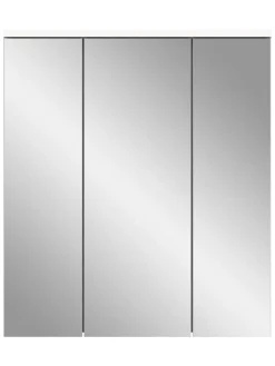 xonox.home Badmöbel|Badezimmermöbel<Spiegelschrank in weiß/weiß hochglanz - (B) 63 x (H) 73 x (T) 21