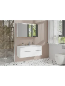 byLiving Badezimmermöbel<Spiegelschrank SPREE in weiß - B 100, H 60, T 20 cm