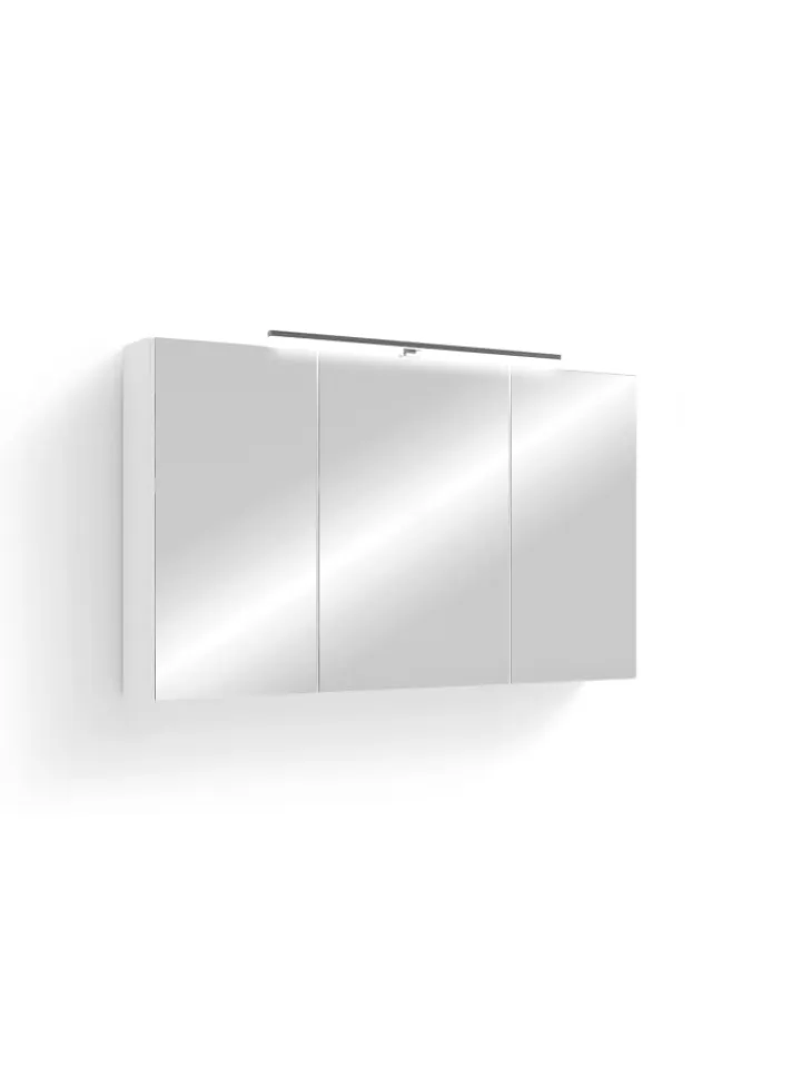 byLiving Badezimmermöbel<Spiegelschrank SPREE in weiß - B 100, H 60, T 20 cm