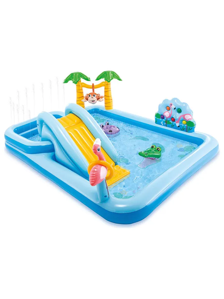 Intex Gartenspielzeug<Spielcenter "Jungle Adventure" - ab 3 Jahren - (L)256 x (B)216 cm