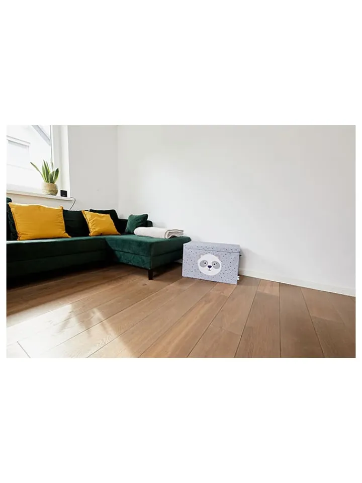 STORE IT Kisten & Körbe<Spielzeugtruhe "Panda" in Grau - (B)62 x (H)39 x (T)37,5 cm