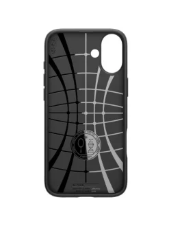 Spigen Smartphones & Zubehör<Liquid Air Hülle iPhone 16 Plus Schwarz in Schwarz