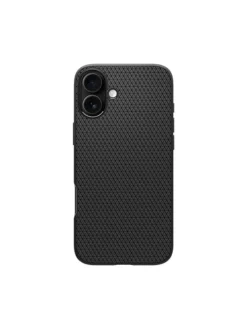 Spigen Smartphones & Zubehör<Liquid Air Hülle iPhone 16 Schwarz in Schwarz