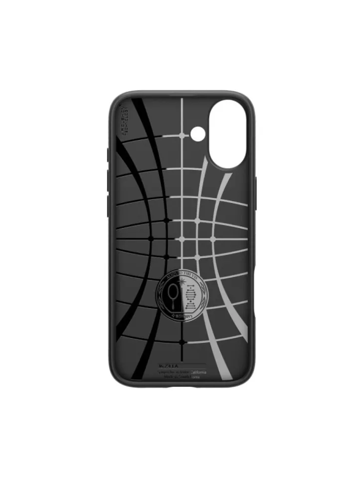 Spigen Smartphones & Zubehör<Liquid Air Hülle iPhone 16 Schwarz in Schwarz