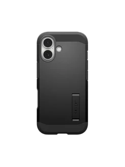 Spigen Smartphones & Zubehör<Tough Armor T mit Magnetfunktion Hülle iPhone 17 Schwarz in Schwarz