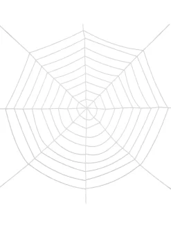 CHAKS Partyzubehör & -Dekoration<Spinnennetz in Weiß - Ø 300 cm
