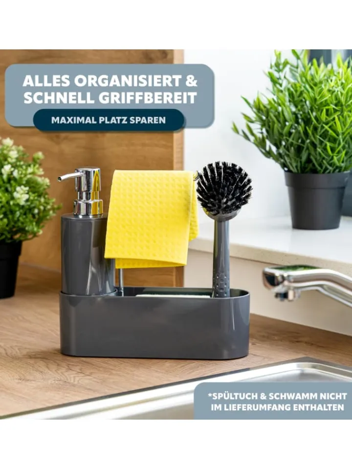 bremermann Putz- & Waschutensilien<Spülbecken Organizer ca. 22 x 21 x 6,7 cm (B/H/T)