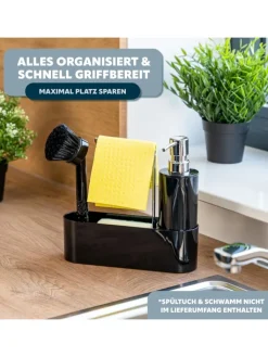 bremermann Putz- & Waschutensilien<Spülbecken Organizer ca. 22 x 21 x 6,7 cm (B/H/T)