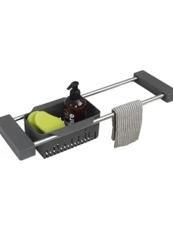 Wenko Weitere Haushaltshelfer<Spülen-Caddy "Cami" in Grau - (B)43,5 x (H)8 x (T)14 cm